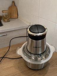 Подрібнювач для кухні SeaBreeze MultiFunction Food Chopper чопер кухонний, блендер 3в1 з металічною чашою на 2л 1600 Вт