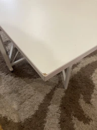 Стол-книга трансформер Орион 2 Ferrum-decor 750x1520x730 Белый металл ДСП Белое 16 мм (FRD-104590)