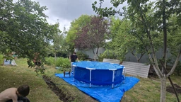 Басейн каркасний "Metal Frame Pool" Intex 28202, 305Х76 см, з фільтр-насосом, 4485 л. фото від покупців 1