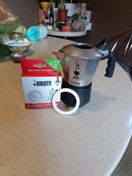 Набор прокладок и фильтр для гейзерных кофеварок 3-4 чашки Bialetti алюминий серебряный
