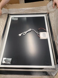 Зеркало с подсветкой для ванной комнаты настенное смарт зеркало LED 60х80 см BRS