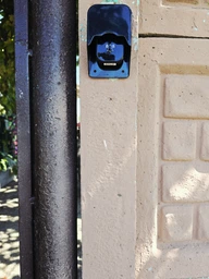 Дзвінок дверний бездротовий з козирком з DOORBELL 5615 з годинником, термометром і показником вологості