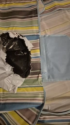 Коврик плед для пляжа и пикника водонепроницаемый покрывало подстилка на природу непромокаемая складная 147х200см фото от покупателей 8