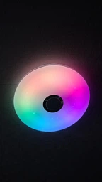 Люстра світлодіодна стельова RGB з Bluetooth колонкою стельова світлодіодна лампа з пультом з RGB підсвічуванням та динаміком смарт люстра з будильником світломузикою лампа з динаміком 60W фото від покупців 8