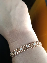 Браслет Xuping Jewelry Фламандия 16.5 см 7 мм золотистый