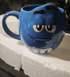 Чашка керамічна M&M's Blue синя 600 мл фото от покупателей 1