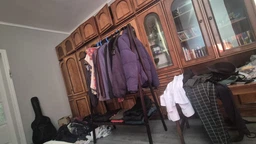 Вішалка для підлоги - рейл дерев'яна стійка для одягу з полицею венге (150х100х50 см)