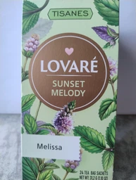 Комплект трав'яного чая Lovare Sunset Melody из листьев мелиссы 24 пакетика по 1.3 г х 2 шт (2000989193852) фото от покупателей 3