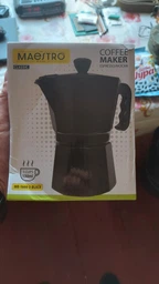 Кавоварка гейзерна Espresso Moka Maestro MR-1666-9 Black 450мл на 9 чашок алюмінієва фото від покупців 1