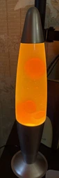 Настільна Лава лампа з воском LAVA LAMP 41см Помаранчева