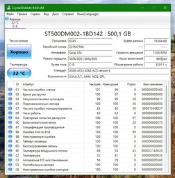 Жорсткий диск для комп'ютера Seagate ST500DM002 500GB 3.5" 16MB 7200rpm SATA-III 6Gb/s Б/У фото від покупців 1