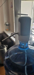 Помпа для води електрична Crystal Water бездротова з USB зарядкою (M7702000173) фото від покупців 2