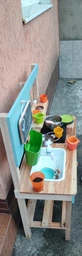 Детская кухня Classic World Outdoor Play Деревянная 7 элементов 50619 (6927049056192)