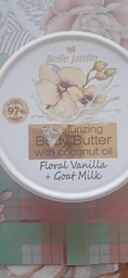 Крем-Масло Belle Jardin Body Butter для тела Козье молоко и Ваниль 300 мл (5907582903550)