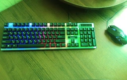 Набір ігровий Клавіатура та миша HOCO 18 для комп'ютера з світлодіодною RGB підсвіткою для геймерів фото від покупців 1