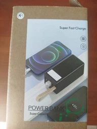 Повербанк 20000 mah 22.5W Super Fast Charge 10192 з LED дисплеєм і швидкою зарядкою PD/QC 3 порта powerbank павербанк для телефона apple айфона iphone самсунг samsung роутера планшета універсальний з ліхтариком фото від покупців 17