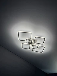 Керована світлодіодна СМАРТ люстра ESLLSE OVAL RGB 120 Вт 7S 960x750x110мм Хром