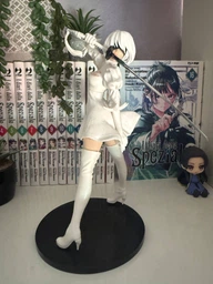 Аниме фигурка 2B белая | Nier: Automata / Yorha No.2 Type B | коллекционная статуэтка 18.5 см | PVC | с мечом | Bandai (GS944)