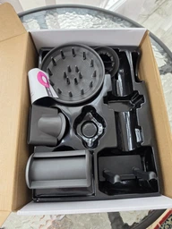 Професійний фен для волосся Super Hair Dryer 1600 Вт фуксія + рожевий + 5 насадок + тримач фена на стіну фото від покупців 1