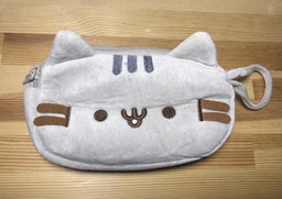 Пенал-сумка косметичка клатч детский Pusheen cat 19х11 см Серый n-12158 фото от покупателей 2