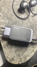 Сетевое зарядное устройство Ugreen X553 Nexode S USB-A+2xUSB-C 65W GaN Tech Fast Charger Space Gray (UGR-35042)
