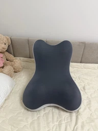 Ортопедическая подушка-трансформер Memory Foam 26X-194 для спины, поясницы и сна, серая, с регулировкой наклона