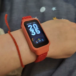 Тканинний ремінець MRK Braided Loop для фітнес браслета Mi Smart Band 9 Active з металевим регулятором довжини Black Multicolor (mrk6136)