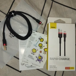 Кабель Baseus Cafule Cable USB For Micro 2.4A 1m Red+Black