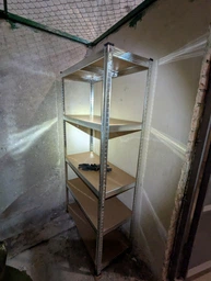 Стеллаж 4P StrongShelf 180Х90X40 см оцинкованный, равномерная нагрузка 175кг/полка, общая нагрузка до 875кг фото от покупателей 8