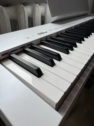Цифровое пианино Yamaha P-225 (White) (стойка, педаль, пюпитр и блок питания) фото от покупателей 1