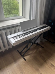 Цифровое пианино Yamaha P-225 (White) (стойка, педаль, пюпитр и блок питания)