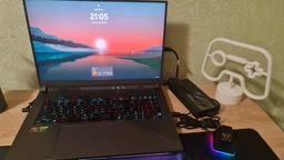 Ноутбук ASUS ROG Strix G18 (2025) G814PP-S9022 (90NR0KY8-M000T0) Eclipse Gray / 18" IPS WQXGA 240 Гц / AMD Ryzen 9 8940HX / RAM 32 ГБ / SSD 1 ТБ / RTX 5070, 8 ГБ / LAN / Зарядка по USB
