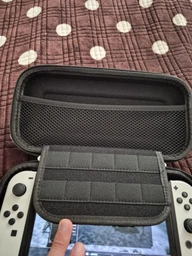 Жесткий защитный чехол для игровой приставки Nintendo Switch / Nintendo Switch OLED синий фото от покупателей 1