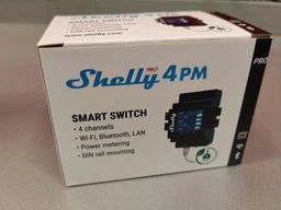 Умный переключатель Shelly "Pro 4PM" LAN Wi-Fi и BT четырёхканальный 40 A учет электроэнергии (3800235268049) фото от покупателей 4