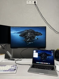 Кабель 4K 60Hz Type-C to HDMI 2m, металл, нейлон, Black-Grey (TH001-MN20KG-460)