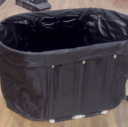 Овальна крижана ванна Ice Bath Spa з кришкою 120x70x70 см