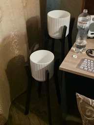 Підставки для вазонів з дерева WoodDecor композиція Black