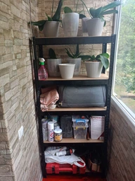 Стелаж 4P StrongShelf 150Х70X30 см чорний, рівномірне навантаження 150кг/полицю, загальне навантаження до 750кг