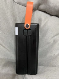 Повербанк 100000 mah 20W Super Fast Charge 10269 з LED дисплеєм і швидкою зарядкою PD/QC 3 порта powerbank павербанк для телефона apple айфона iphone самсунг samsung роутера планшета універсальний з ліхтариком чорний фото від покупців 14