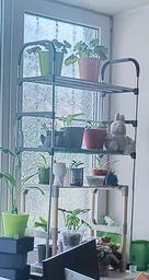 Тумба полка подставка органайзер стойка для хранения обуви на 4 яруса SHOE RACK 58 х 80 х 27 см Черный (D-2019091680)