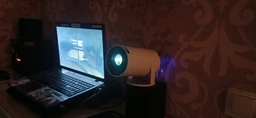 Портативный мини проектор Projector HY300 Ultra HD до 130 дюймов, HDMI, поддержка Android и iOS, Bluetooth 5.0, Wi-Fi 6, мультимедийный домашний кинотеатр фото от покупателей 7