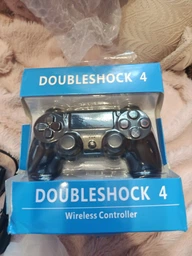 Бездротовий геймпад для PS4 Doubleshock 4 безпровідний геймерський геймпад Bluetooth ігровий контролер з вібрацією сумісний із PlayStation 4 смартфоном телефоном ПК Smart TV перезаряджуваний акумуляторний ергономічний пульт для приставки комп’ютера чорний