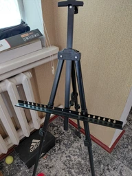 Мольберт на тринозі металевий 2в1 162см. в чохлі PrimeArt A012
