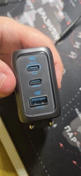Мережевий зарядний пристрій Anker GaN Charger 100 Вт 2xUSB-C PD 1xUSB-A + кабель Type-C Dark Grey (B121BGZ1) фото від покупців 5