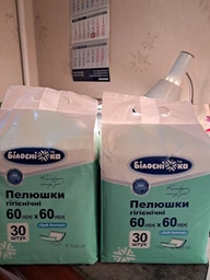 Одноразовые пеленки Белоснежка Soft Super (60х60 см) 30 шт.