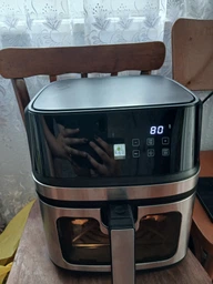 Многофункциональная мультипечь AIR FRYER GRILL на 8,5 литров Аэрогриль фритюрница без масла, аэрофритюрница 2000 Вт