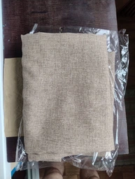 Комплект коротких штор VR-Textil Лен Мешковина № 1282ш 130х170 см 2 шт Серый (35-0084)