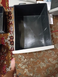 Комод R-plastic пластиковий R-Plastic "Матовий фасад" на 4 шухляди чорно-сірий фото від покупців 1