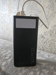 Повербанк 20000 mah 22.5W Super Fast Charge 10192 з LED дисплеєм і швидкою зарядкою PD/QC 3 порта powerbank павербанк для телефона apple айфона iphone самсунг samsung роутера планшета універсальний з ліхтариком фото від покупців 5