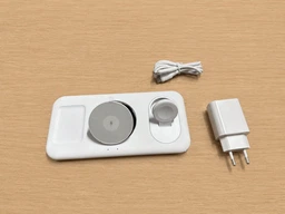 Беспроводная зарядная док станция LEXEGO MagSafe для Apple iPhone Apple Watch AirPods докстанция 3в1 для айфона смарт часов наушников зарядное устройство в комплекте White WCSV18-W
